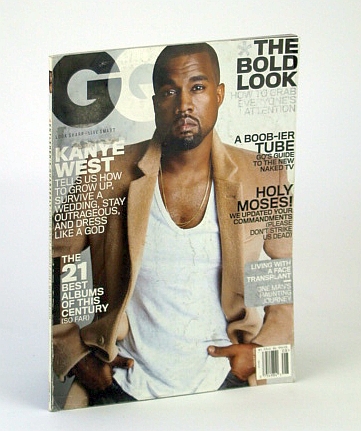 GQ Magazine, August (Aug.) 2014 - Kanye West Cover