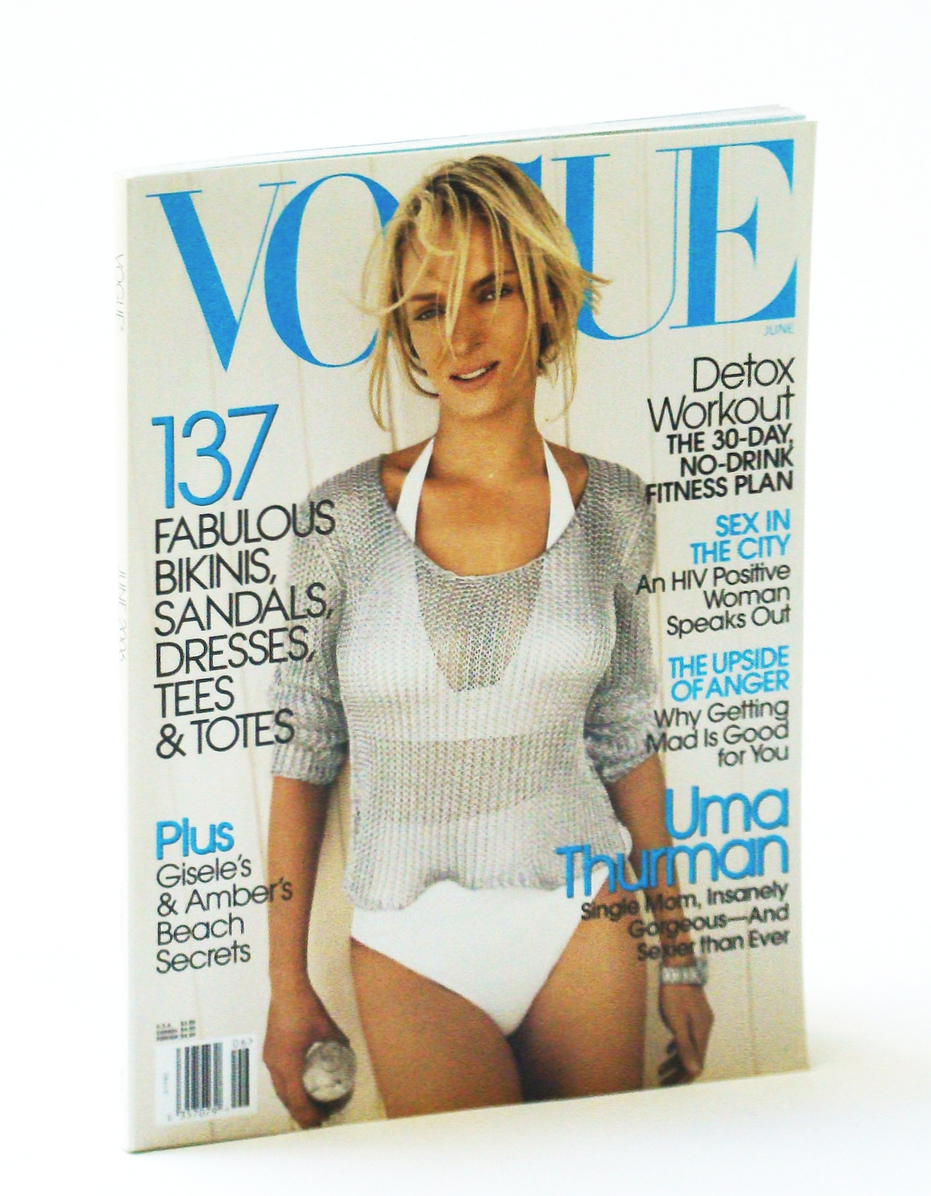 Vogue (US) Magazine, June 2006 - Uma Thurman Cover